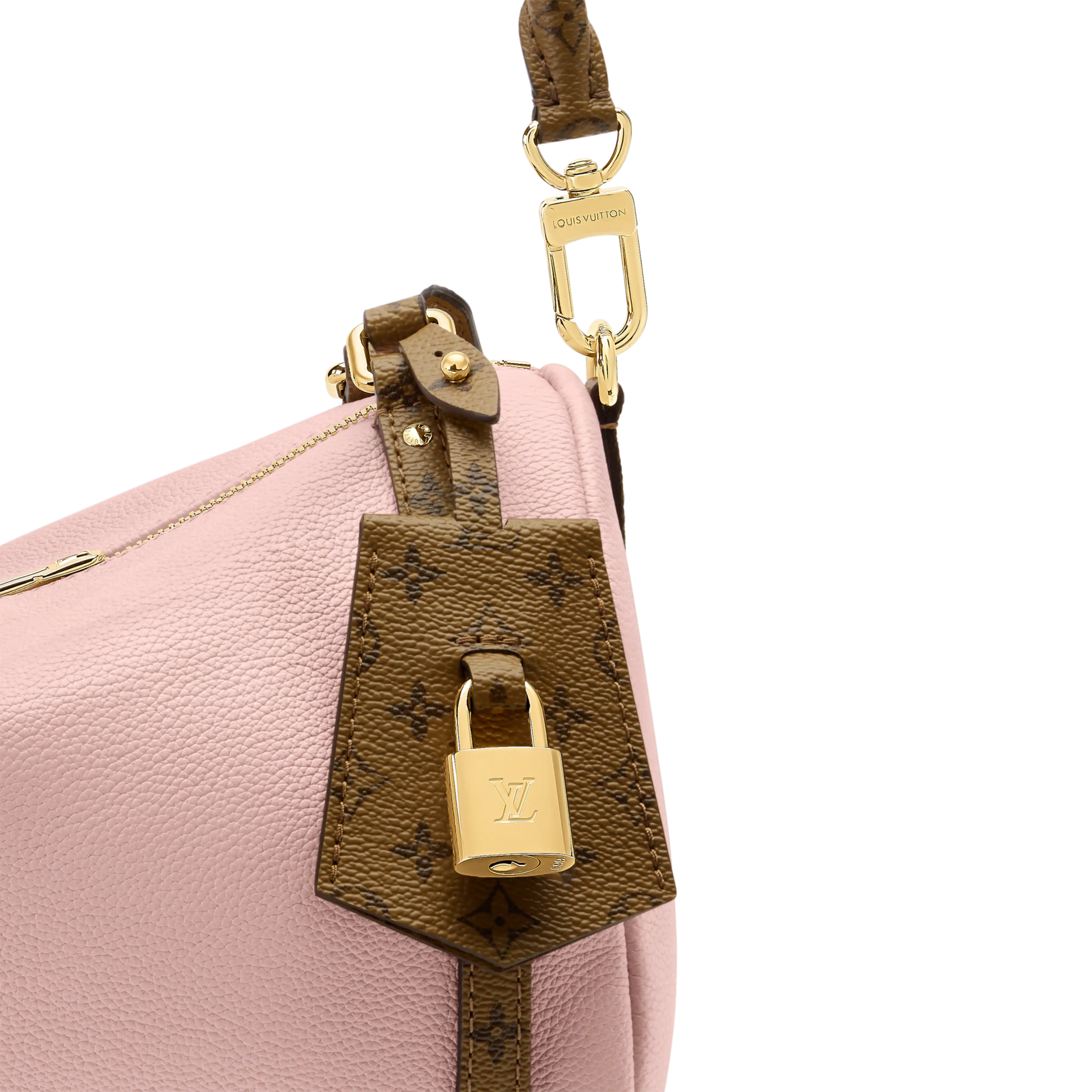Women's Express PM Petal Pink Calfskin Shoulder Bag