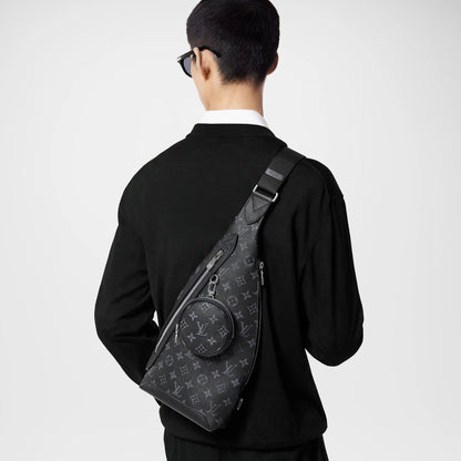 Men's Duo Slingbag Monogram Black