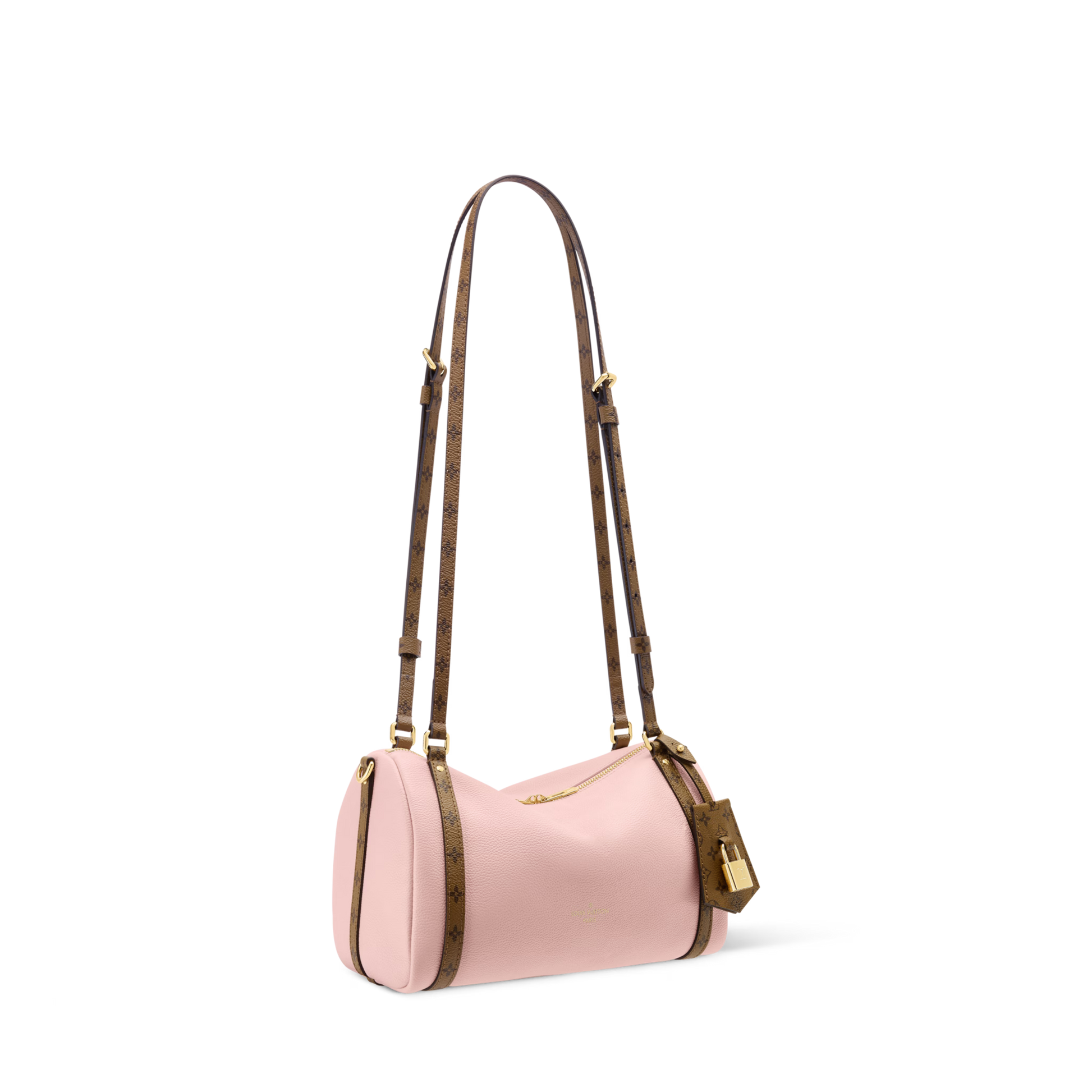 Women's Express PM Petal Pink Calfskin Shoulder Bag