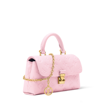 Women's Nano Madeleine Confetti Pink Monogram Empreinte Leather Bag M29448