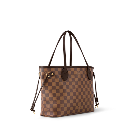 Women's Neverfull PM Damier Ebene Coated Canvas Tote Bag N40600