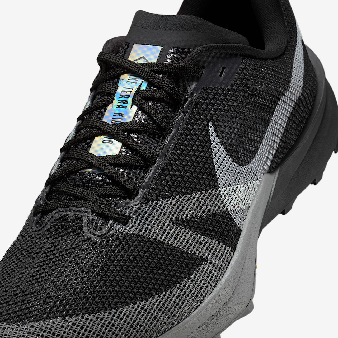 Unisex Kiger 10 Trail Running Shoes Black/White/Cool Grey/White