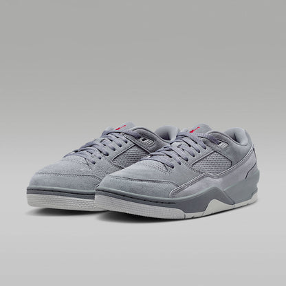 Flight Court Men's Shoes Cool Grey Leather Suede
