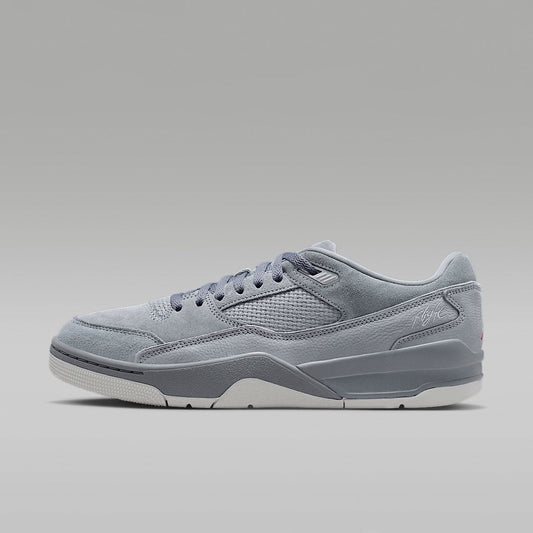 Flight Court Men's Shoes Cool Grey Leather Suede