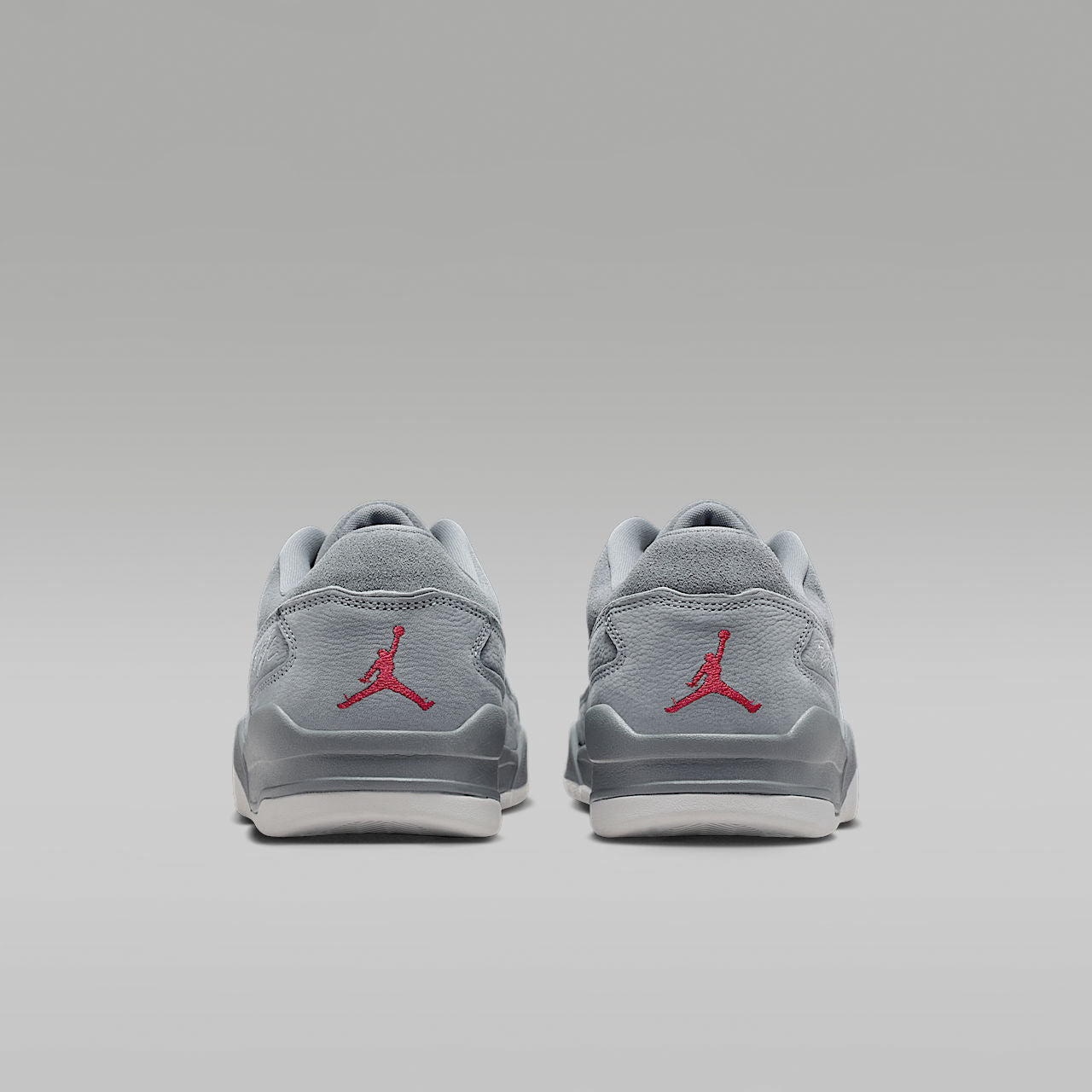 Flight Court Men's Shoes Cool Grey Leather Suede