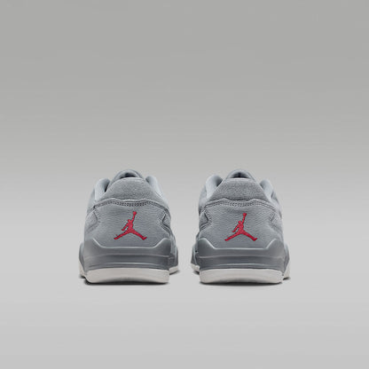 Flight Court Men's Shoes Cool Grey Leather Suede