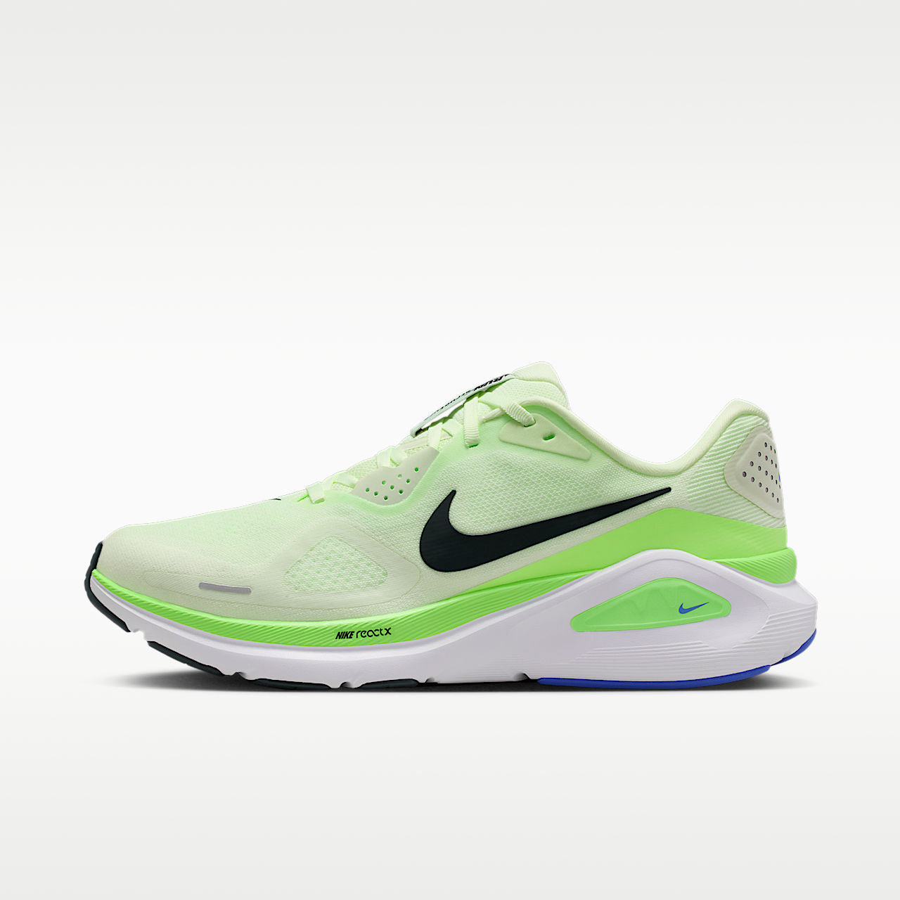 Structure 26 Men's Road Running Shoes ReactX Supportive Cushion Volt Tint Lime Blast