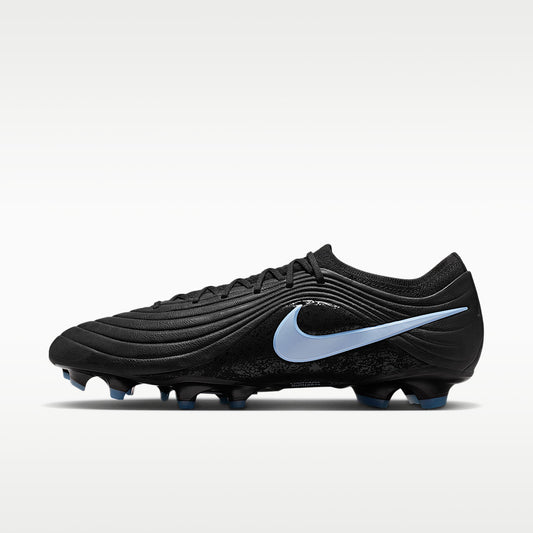 Tiempo Maestro Elite Low-Top Soccer Cleats TECHLEATHER Black/Ice Blue