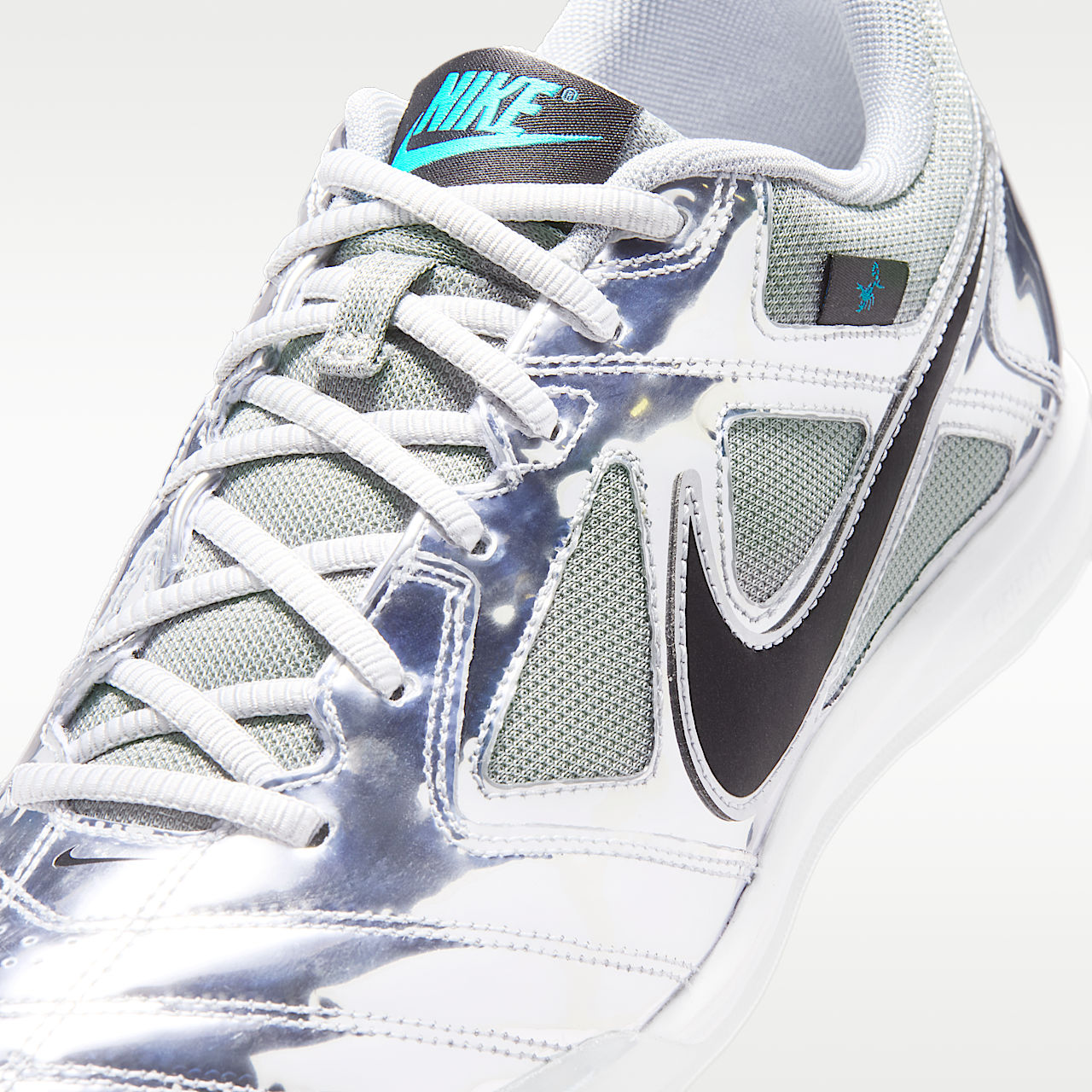 Gato LV8 Men's Shoes Metallic Overlays Chrome/Gamma Blue/Ice/Black