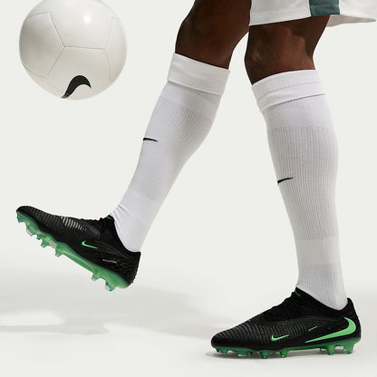 Phantom 6 Low Elite Firm-Ground Soccer Cleats Black/Black/Illusion Green