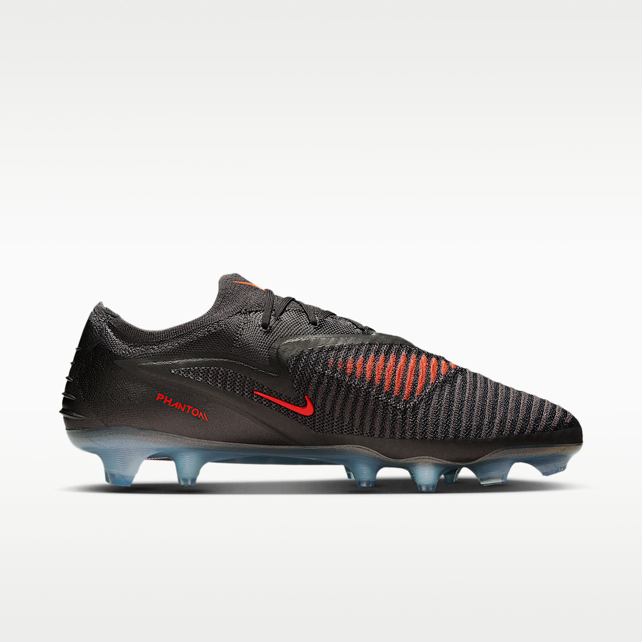 Phantom 6 Low Elite LV8 Firm-Ground Soccer Cleats Gripknit Medium Ash/Black/Gold Amber