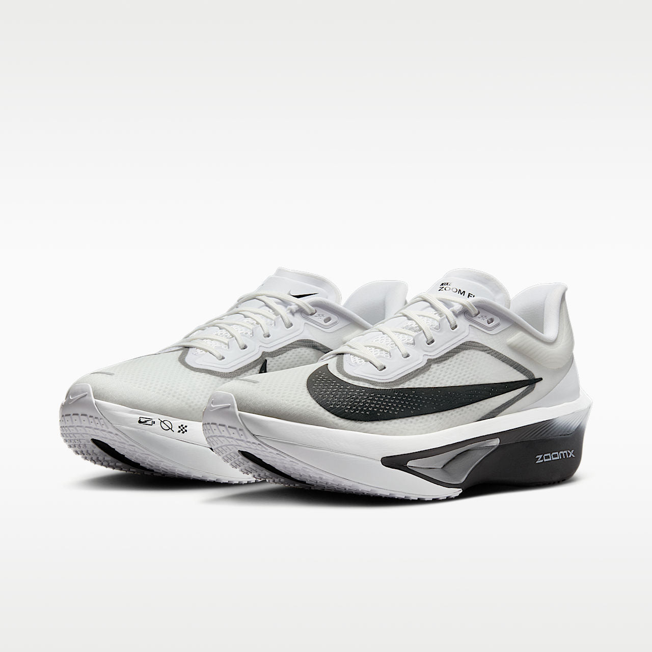 Zoom Fly 6 Men's Road Racing Shoes White/Smoke Grey