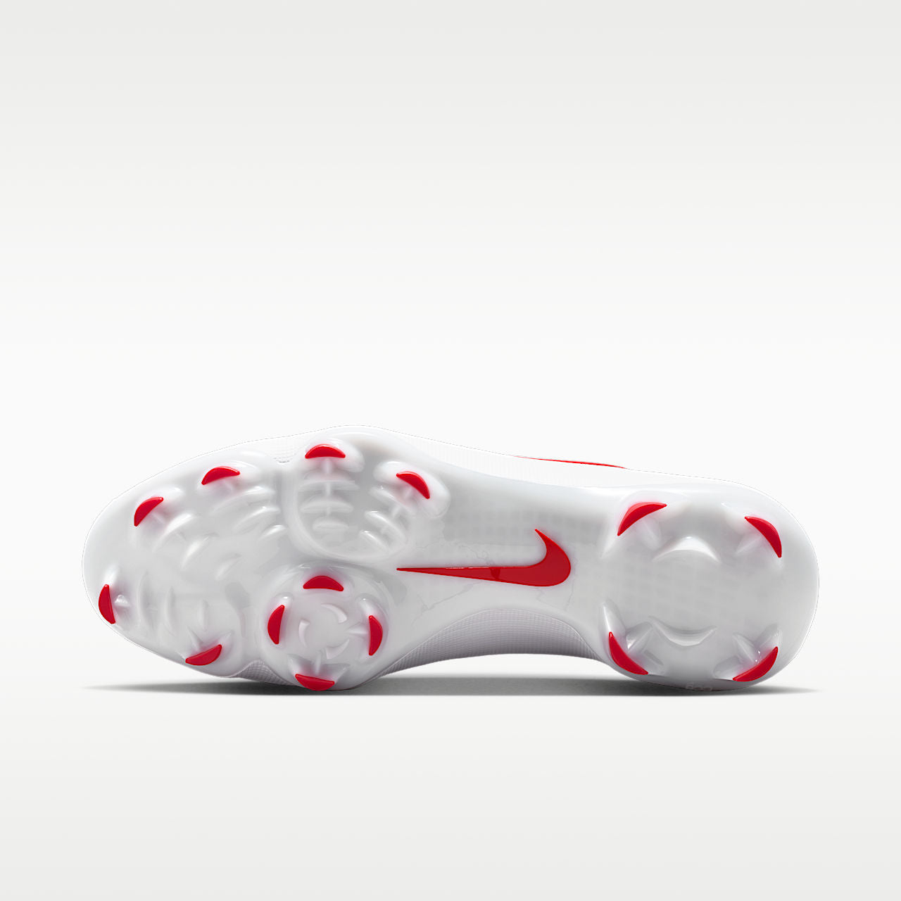 Unisex Diamond Showcase MCS Baseball Cleats White/University Red