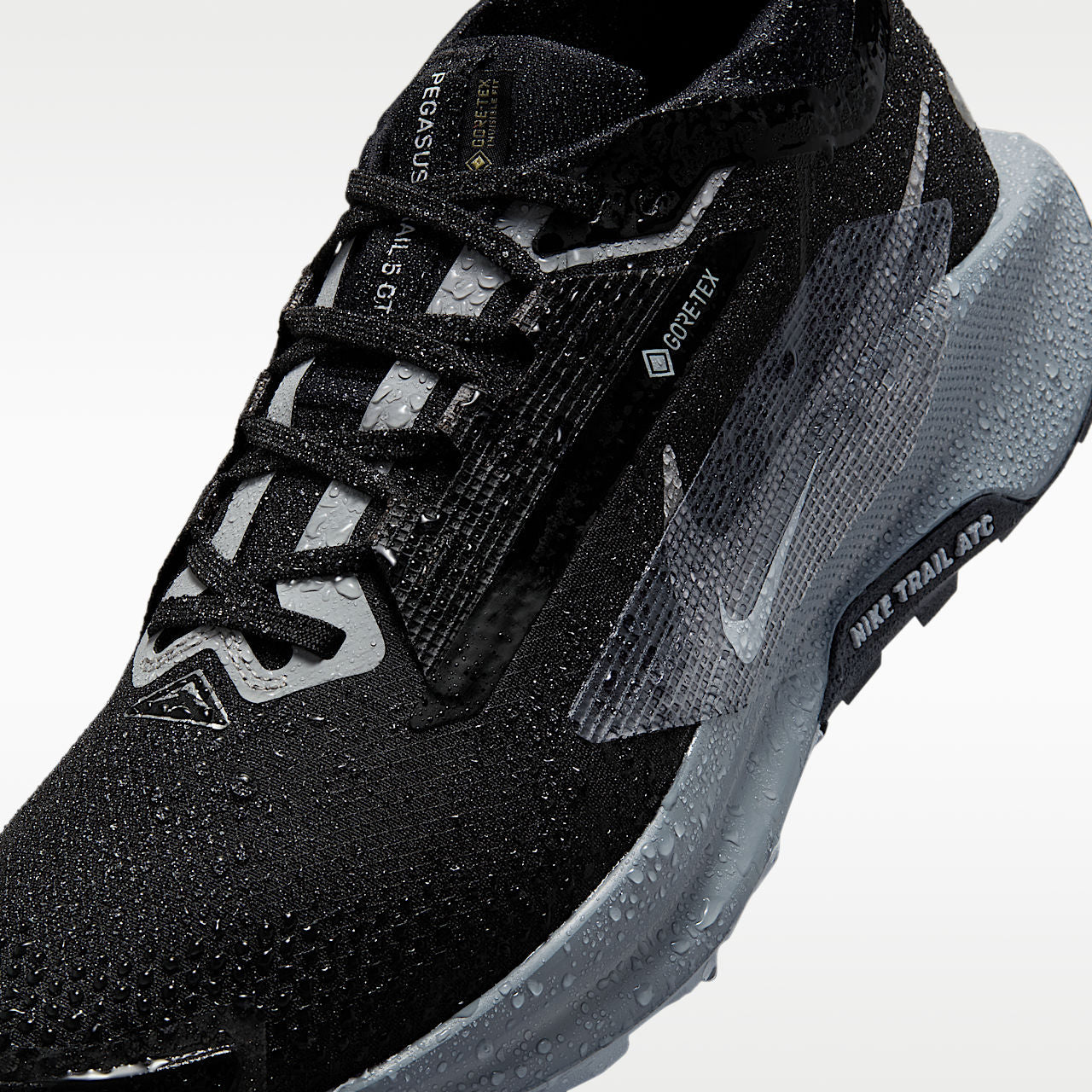Pegasus Trail 5 GORE-TEX Men's Waterproof Trail Running Shoes Black/Cool Grey/Anthracite/Wolf Grey