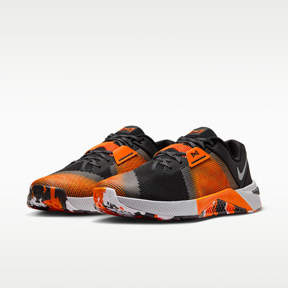 Metcon 10 Men's Workout Shoes Black Safety Orange Wolf Grey