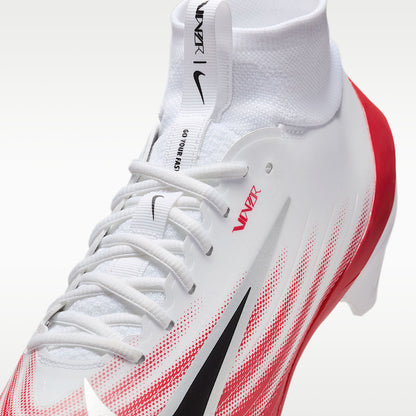 Unisex Vapor Pro 1 Football Cleats White/University Red/Black