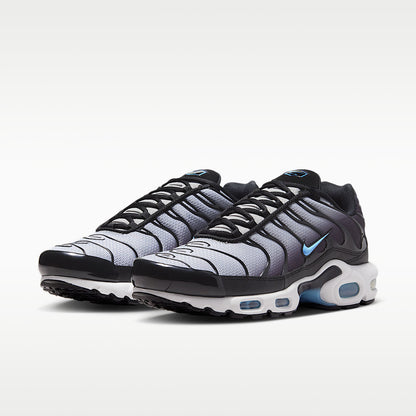 Air Max Plus Shoes Airy Mesh Black/Light Smoke Grey/White/Football Blue