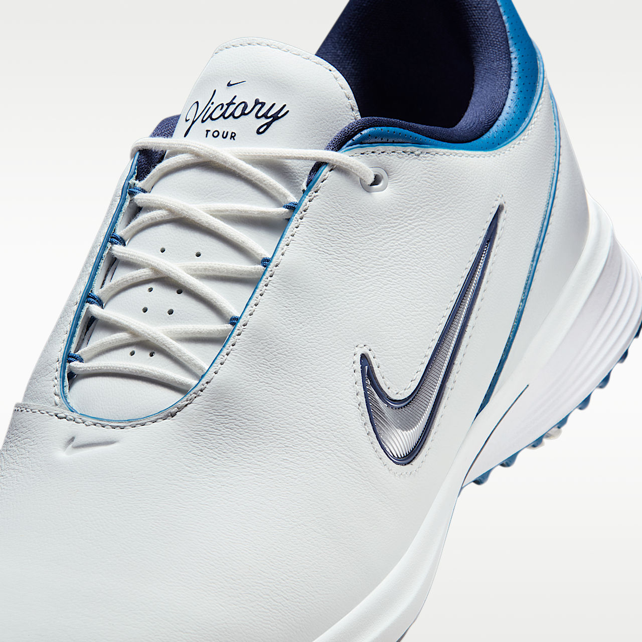 Unisex Victory Tour 4 Golf Shoes Summit White/Court Blue/Metallic Silver