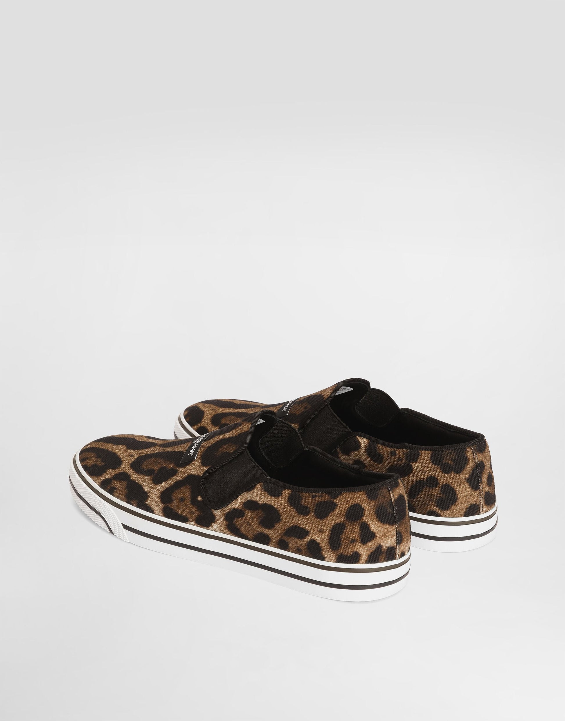 DG Sailing Canvas Leo-Print Sneakers Print
