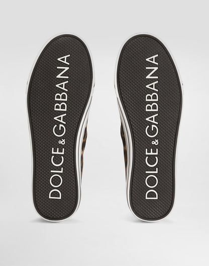 DG Sailing Canvas Leo-Print Sneakers Print