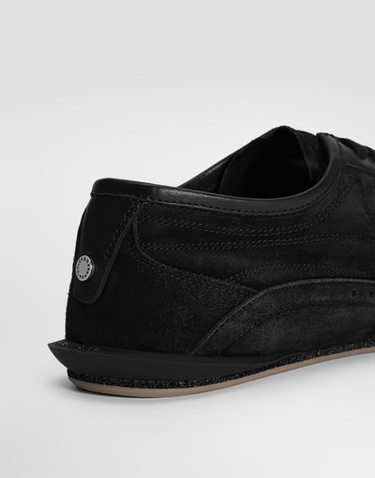 Gimondi Men's Suede Lace-Up Shoes Black