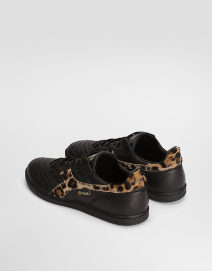 Calfskin Sneakers with TPU Outsole and Leather Insole Multicolor