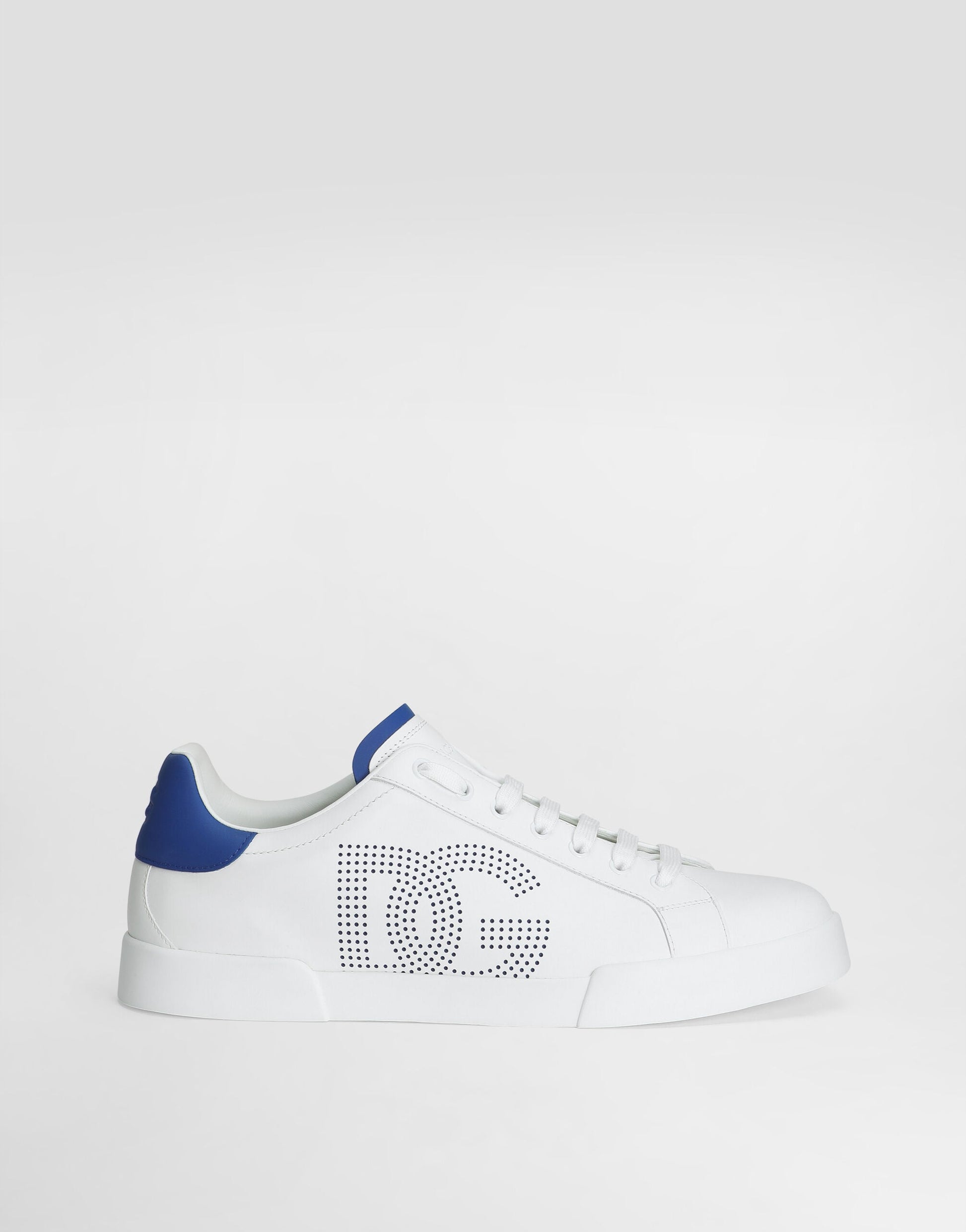 Strobel Portofino Light Men's Calfskin Sneakers White Blue