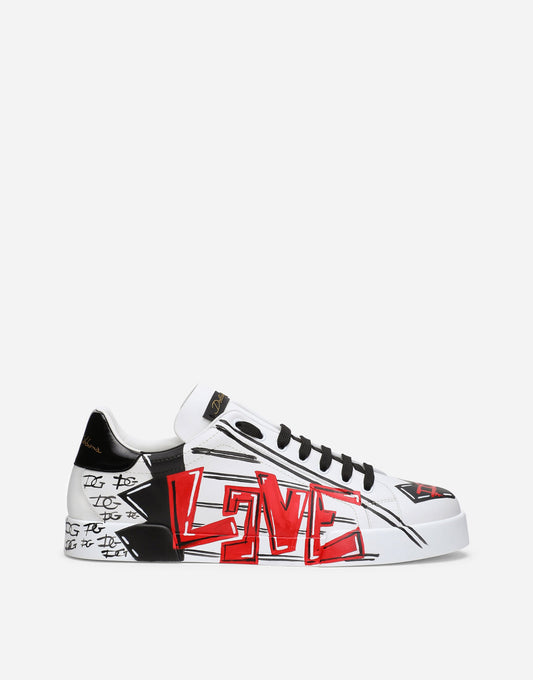 Portofino Limited Edition Men's Calfskin Sneakers in Multicolor