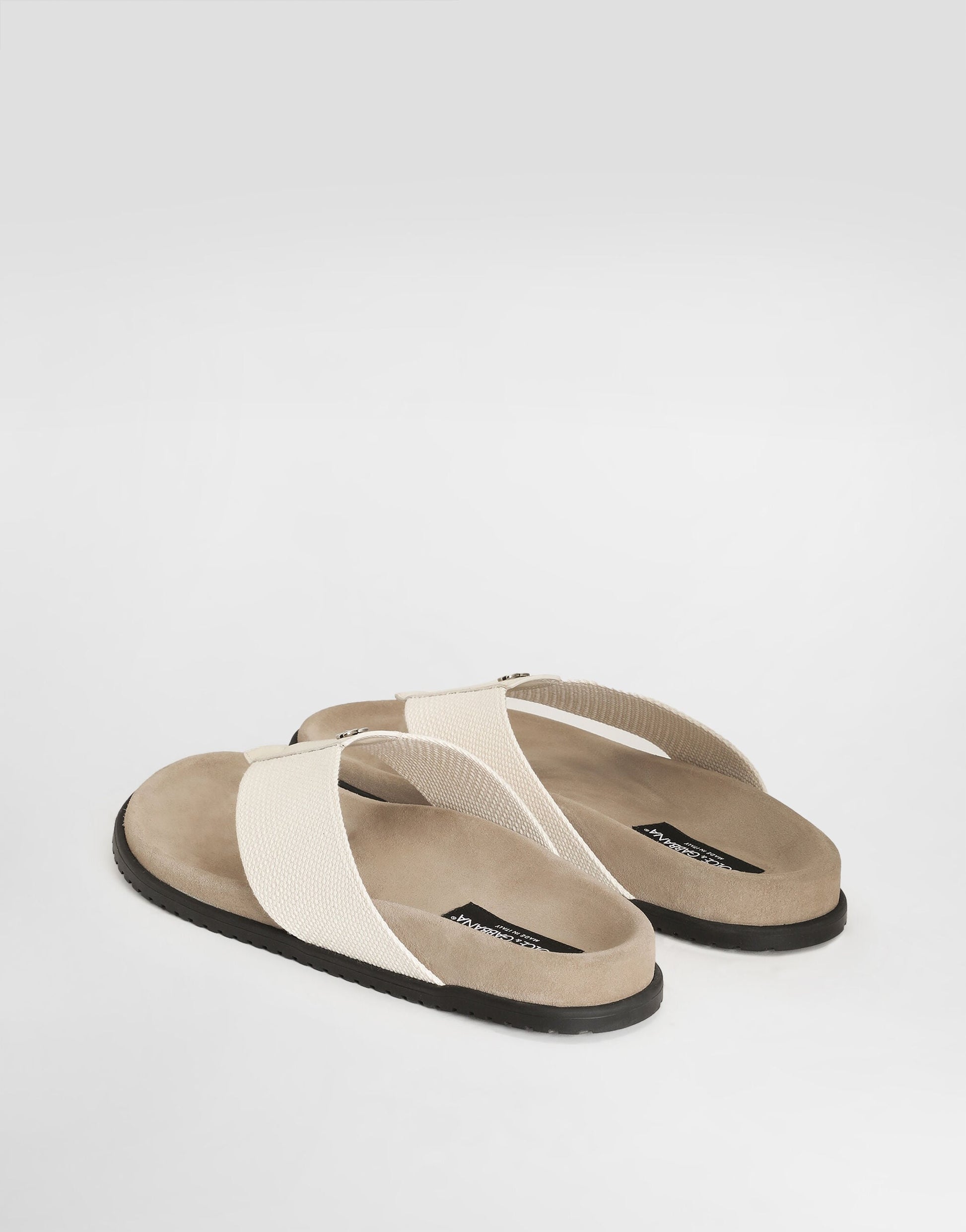 Men's Logo Flip Flops DG Casual Shape Vintage Palladium Neutral