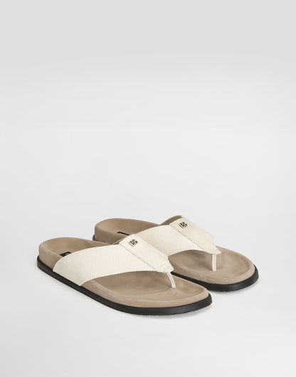 Men's Logo Flip Flops DG Casual Shape Vintage Palladium Neutral