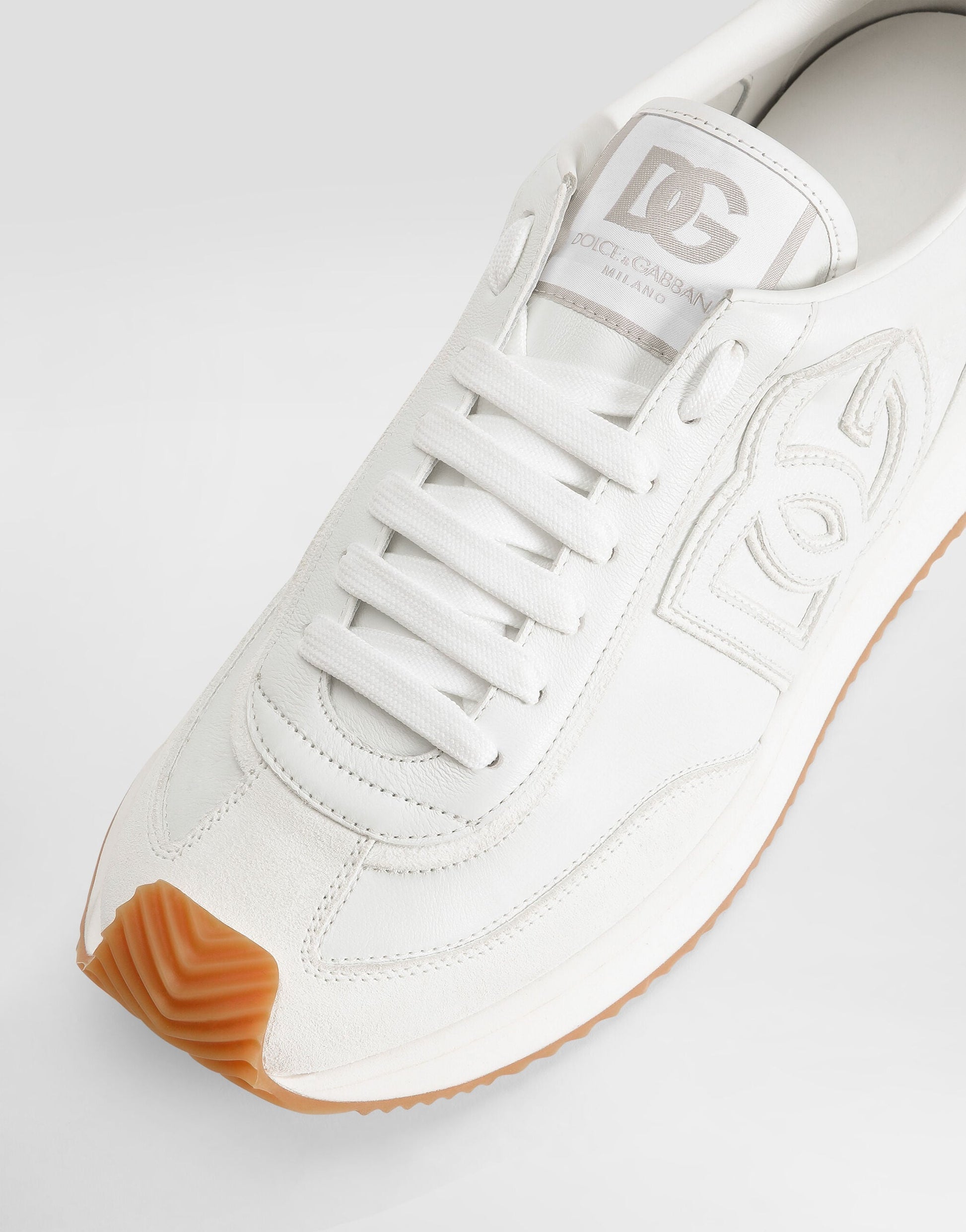 DG Cushion Calfskin Sneaker White