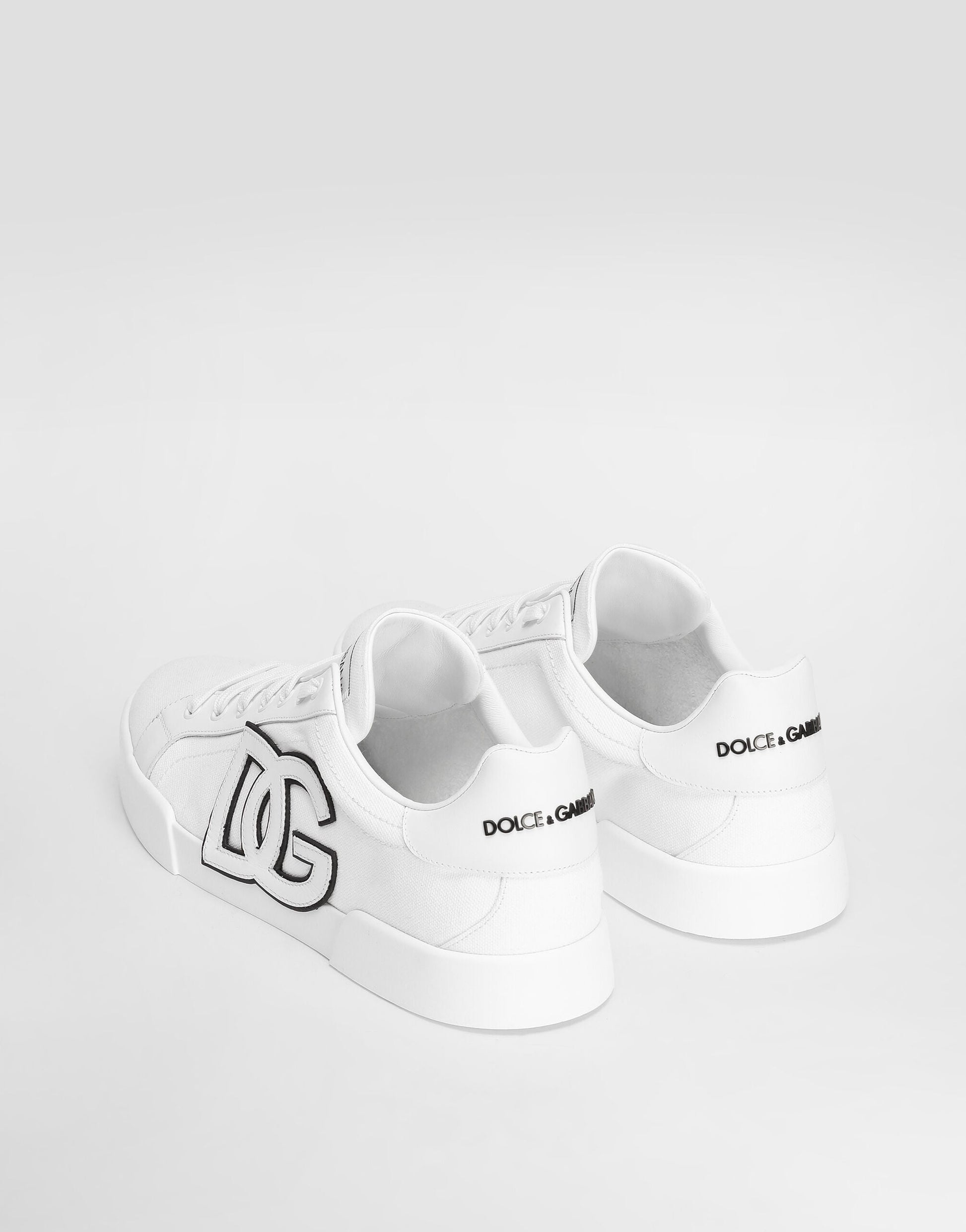 Portofino Light Strobel Sneakers in Canvas and Calfskin