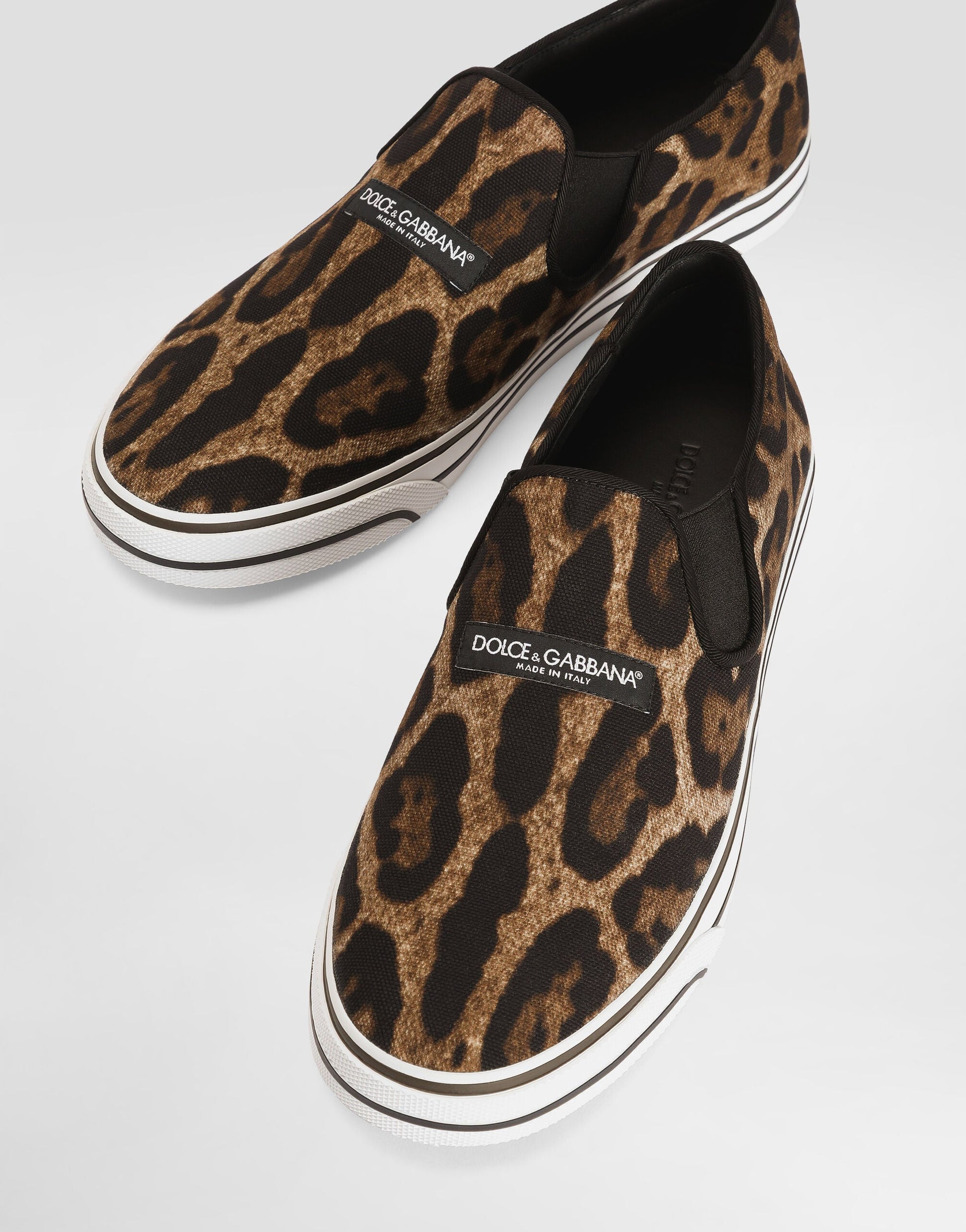 DG Sailing Canvas Leo-Print Sneakers Print