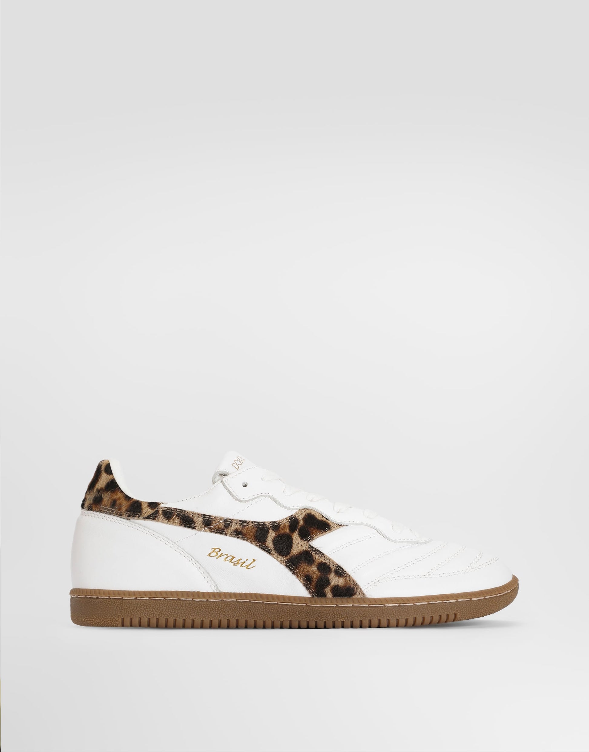 Men's Italian Calfskin Sneakers With Laser-Engraved Logos Multicolor