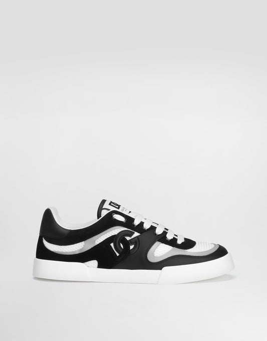 Strobel Portofino Light Calfskin Technical Mesh Sneakers Multicolor