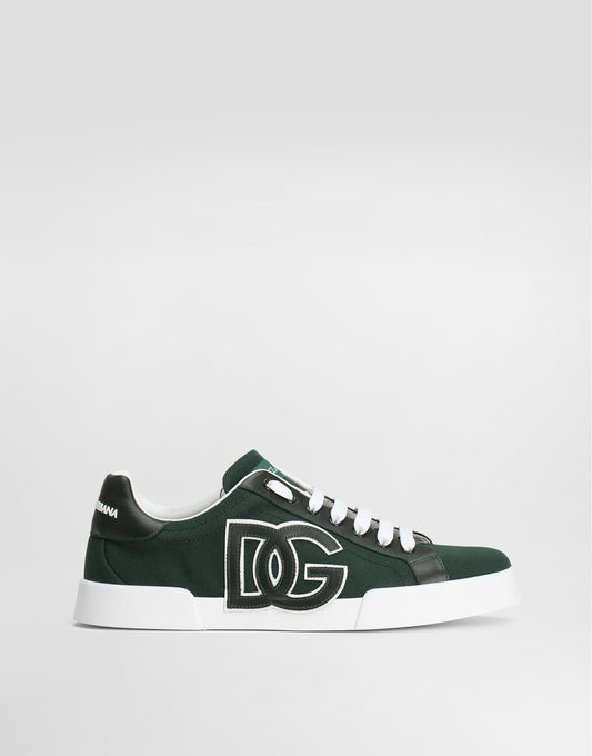Portofino Light Men's Strobel Sneakers Canvas Calfskin Multicolor