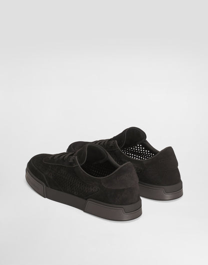 Portofino Yacht Suede Sneakers Black