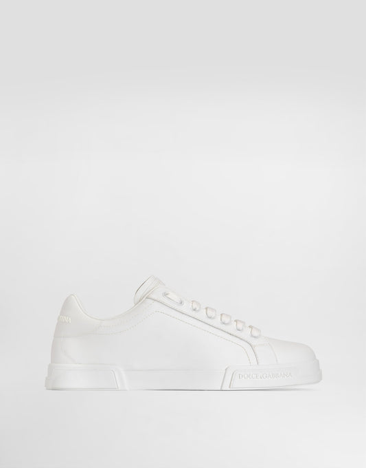 Portofino Light Men's Sneakers in Calfskin White