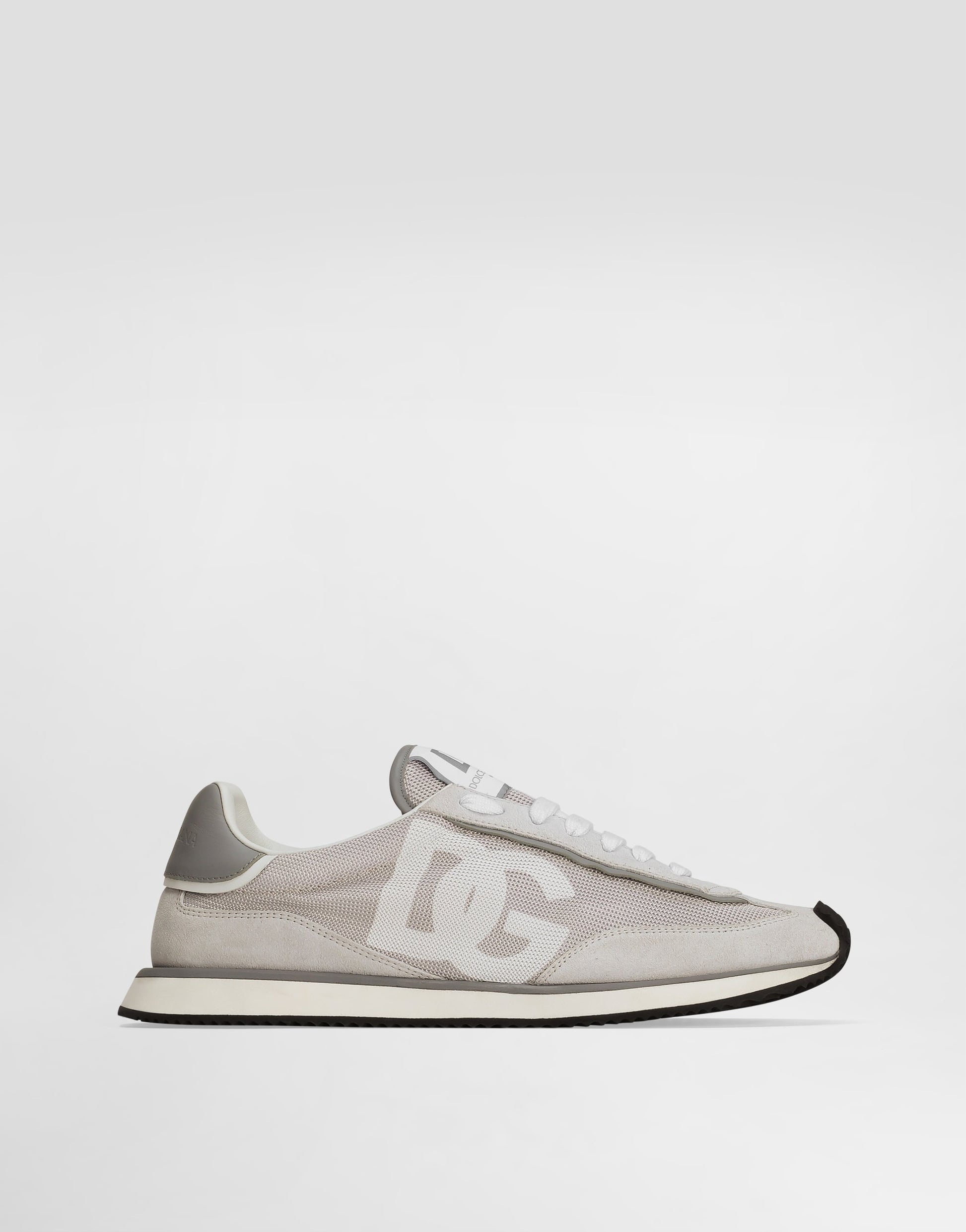 DG CUSHION Mixed-Material Sneakers Gray