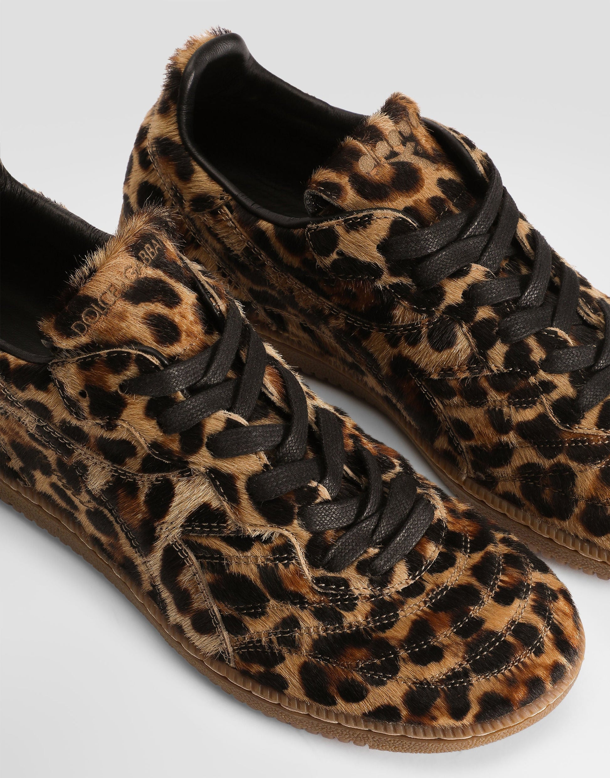 Pony Leo Men's Lace-Up Sneakers Leopard Multicolor