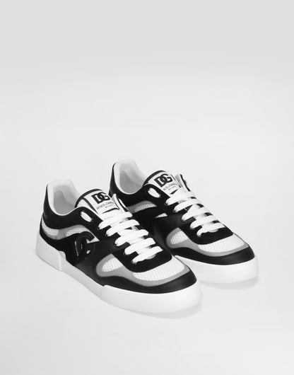 Strobel Portofino Light Calfskin Technical Mesh Sneakers Multicolor